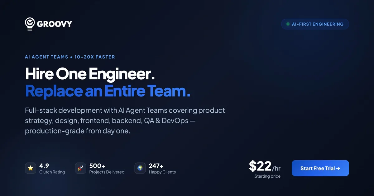Groovy Web preview